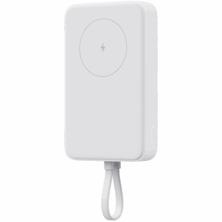 Power Bank Magnétique Xiaomi 10 000 mAh 33W Câble intégré – Blanc -BHR9822GL Tunisie