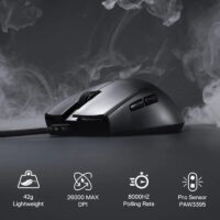 Souris Gamer Filaire REDRAGON King 8K M996 – Noir Tunisie