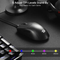 Souris Gamer Filaire REDRAGON King 8K M996 – Noir Tunisie