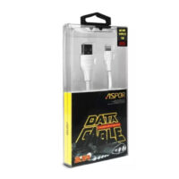 Cable Aspor IPhone – Blanc –  AC-02L Tunisie