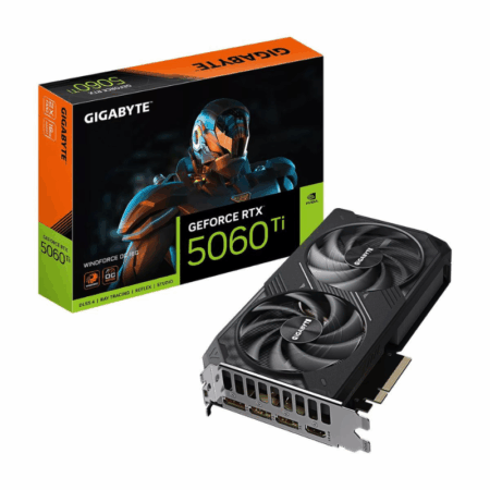 Carte graphique Gigabyte Geforce Rtx 5060 Ti Windforce Oc 8g – GV-N506TWF2OC-8GD Tunisie