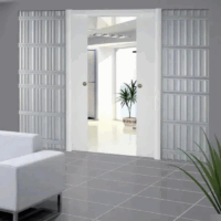 Kit de Porte Coulissante encastré Platre SCRIGNO 2P 1400/2100/105 Tunisie