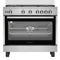 Cuisinière à Gaz Ariston 5 Feux 90 cm + Afficheur ARR9GGF33229XNA Inox Tunisie