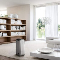 Déshumidificateur Delonghi 7.5 L DNS80 Gris Tunisie