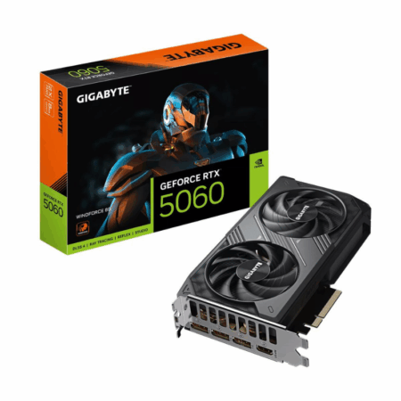 Carte graphique Gigabyte Geforce Rtx 5060 Windforce Oc 8g – GV-N5060WF2OC-8GD Tunisie