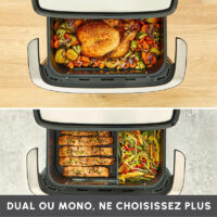 Friteuse Sans Huile Moulinex Dual Easy Fry Flex EZ9228F0 9 L Noir Tunisie