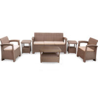 Salon De Jardin Syphax 5 Places Blanc Tunisie