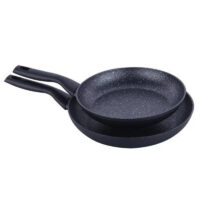 Set De 2 Poêles Korkmaz Nora Granite A2679 Noir Tunisie