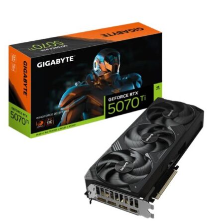 Carte Graphique Gigabyte Gigabyte Geforce Rtx 5070 Ti Windforce Oc Sff 16g GDDR7 – GV-N507TWF3OC-16GD Tunisie