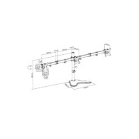 Support Ecran De Bureau SBOX LCD-F036 / 13&Prime;-27&Prime; Tunisie