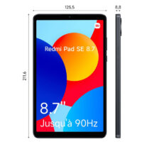 Tablette Xiaomi Redmi Pad SE 8.7&Prime; 4 Go 64 Go 4G – Gris Tunisie