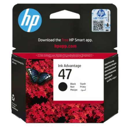 Cartouche d&rsquo;encre Original HP 47 – Noir – 6ZD21AE Tunisie