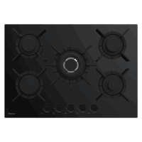 Plaque de Cuisson Focus F.417B 5 Feux 70 cm Noir Tunisie