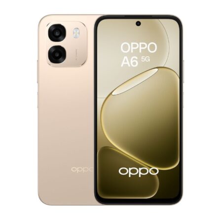 Smartphone OPPO A6 5G 8Go 256Go – Aurora Gold Tunisie