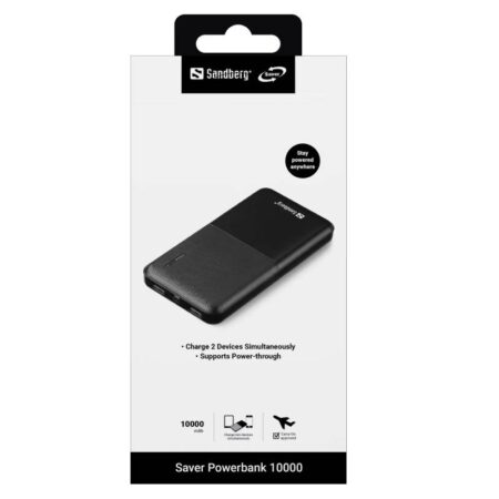 Powerbank Sandberg 10000 mAh -Noir -320-34B Tunisie