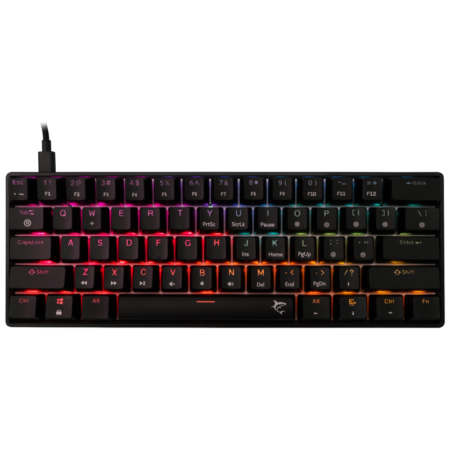 Clavier Mécanique WHITE SHARK SHINOBI 2 GK-004111 Noir – Red Switch Tunisie