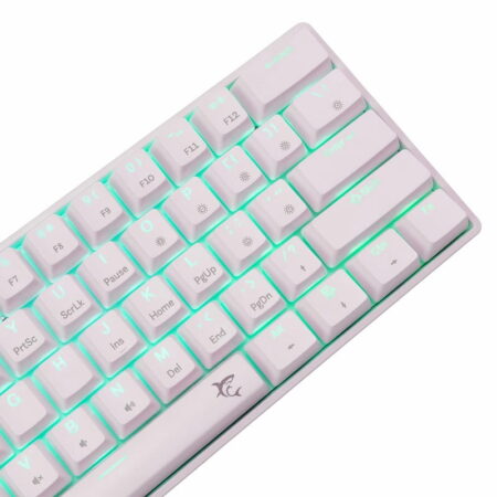 Clavier Mécanique WHITE SHARK SHINOBI 2 GK-004211 Blanc – Red Switch Tunisie